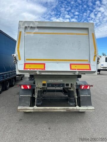 Tipper semitrailer MEILLER MHPS15/18 25M³ LIFTACHSE
