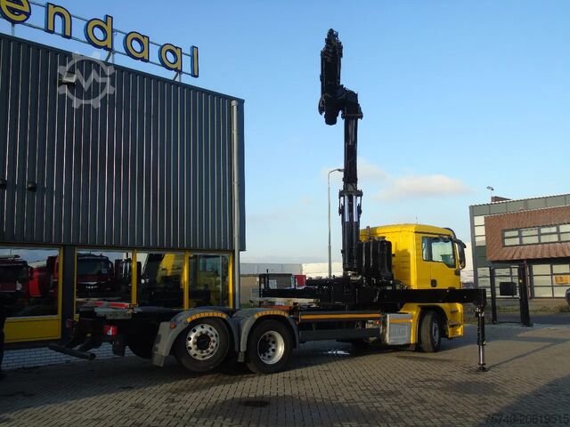 Crane truck MAN TGS 26.360 + FASSI 420AXP.24 + 6X2 STEERING + 4...