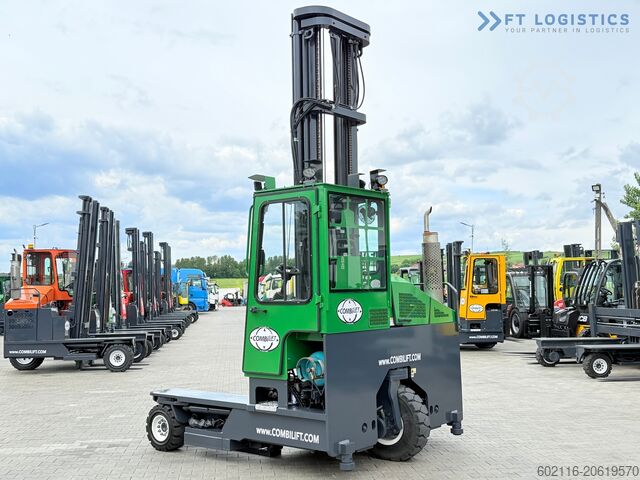 מלגזה 4 כיוונית Combilift C4000 / GAS / 9300MM / FREE-LIFT / CABIN