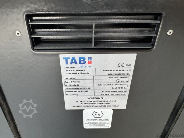 S 1.6 i * Atex EX * Miretti 2G / Khu vực 1 * PIN MỚI !! HYSTER S 1.6 i * Atex EX * Miretti 2G / Zone 1 * NEW battery !!