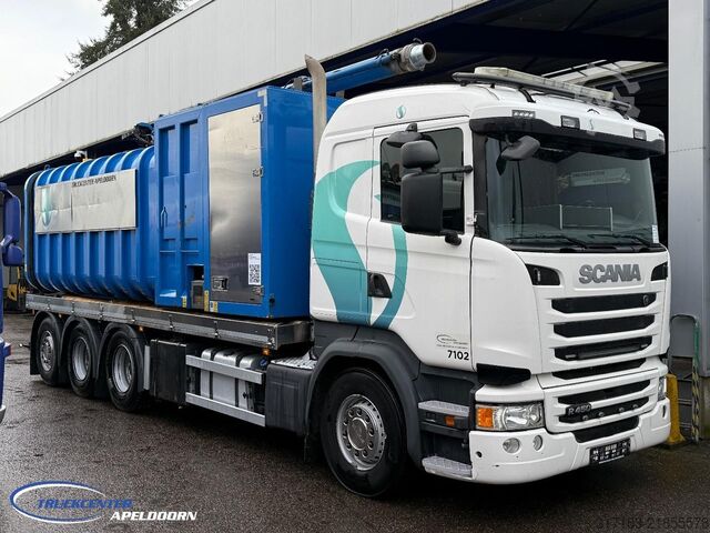 Sacie vozidlo Scania R450 FlexVac Dry Vacuum, Euro 6, 8x4