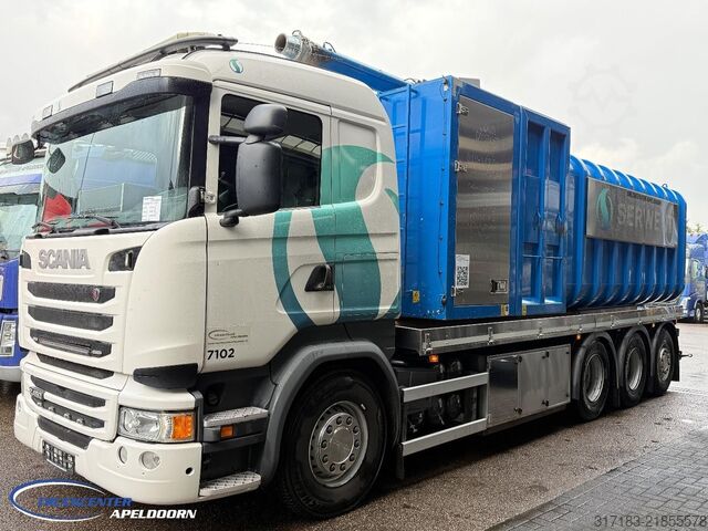 Sacie vozidlo Scania R450 FlexVac Dry Vacuum, Euro 6, 8x4