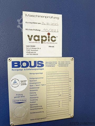 Reinigungsanlage Bous Trowamat 4765/30 WT