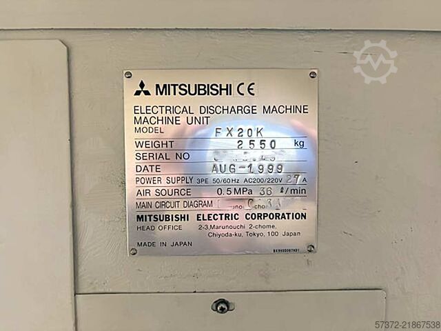Drahterodiermaschine Mitsubishi FX20K