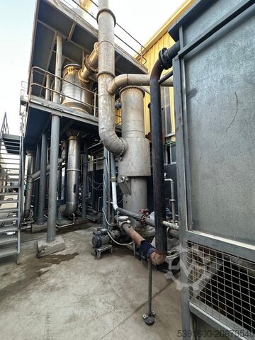 Vollständige Dreifach-Effekt-Verdampferanlage für Tomatenmark, 300 Tonnen/Tag Ing. Rossi Catteli- Parma Italy T15