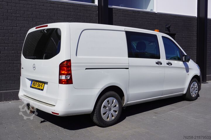 รถตู้ตู้ทึบ Mercedes-Benz Vito 114 CDI Lang Automaat Dubbele Cabine EURO ...