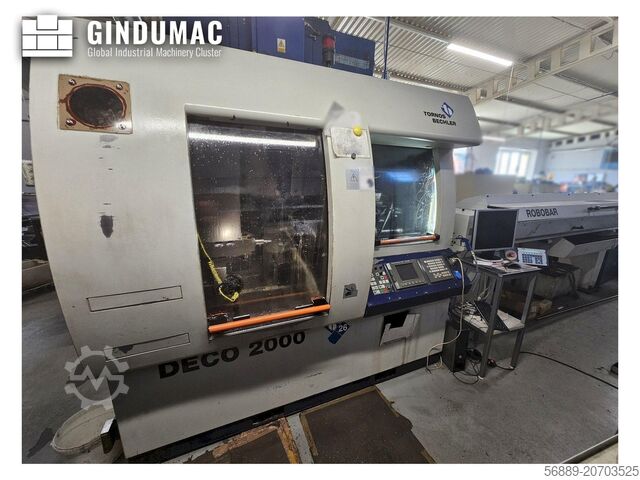 Swiss Type Turning Machine Tornos-Bechler Deco 2000-26