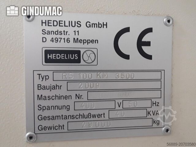 Vertikaalne mehaaniline keskus HEDELIUS RS 100 K MAGNUM