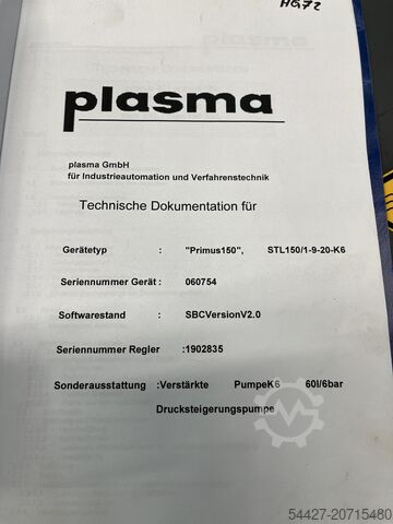 Блок управления температурой Plasma Primus 150-STL 150/1-9-20-K6
