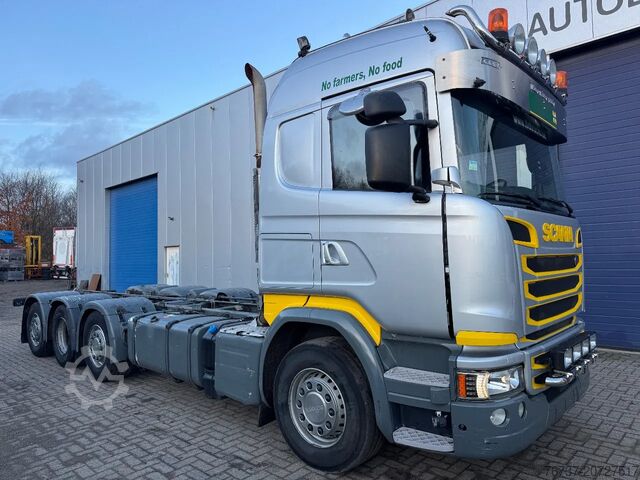 Šasija ar kabīni Scania G450 **EURO 6-BELGIAN TRUCK-RETARDER-TOPSHAPE**