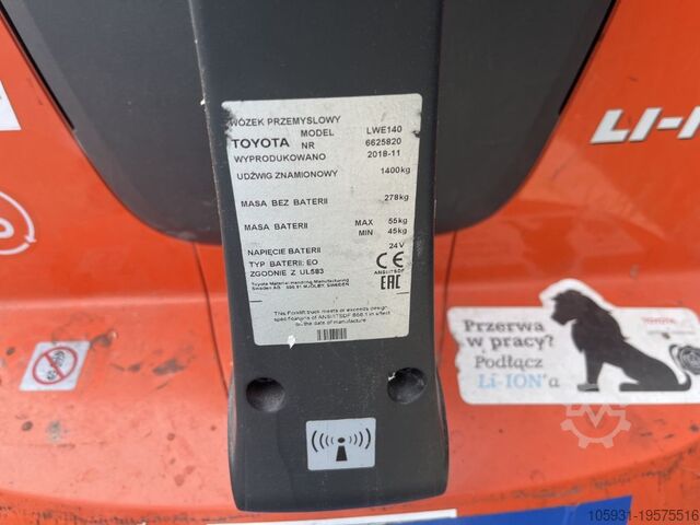Electric Pallet Truck BT LWE140