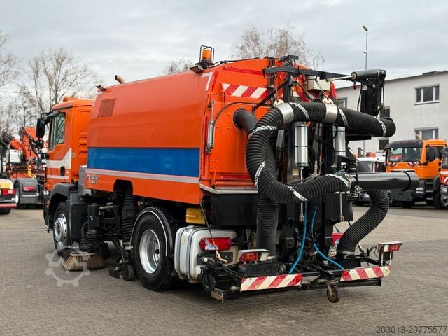 جاروب خیابانی MAN TGM 18.340 Kehrmaschine FAUN VIAJET 6 HD 200 bar