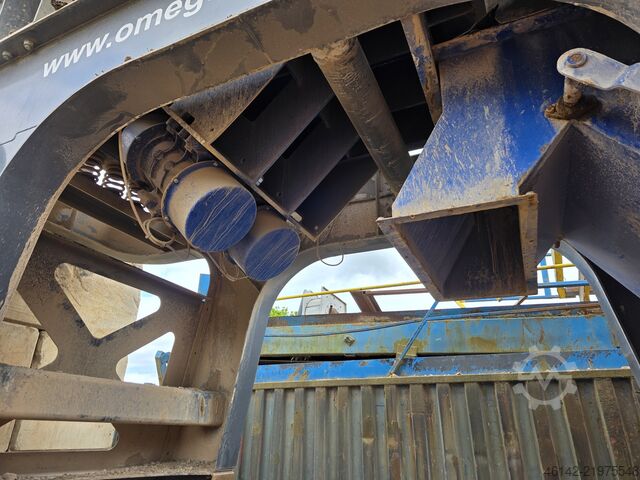 Semi Mobile Jaw Crushing Unit Omega J1065S Jaw Crushing Plant