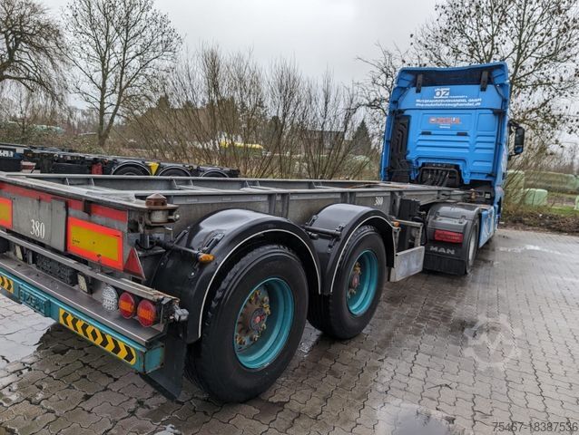 Auflieger-Wechselfahrgestell  OZGUL TRAILER 20 Fuß Blatgefedert