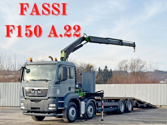 Takelwagen MAN TGS 35.360 * FASSI F150 A.22 * TOPZUSTAND