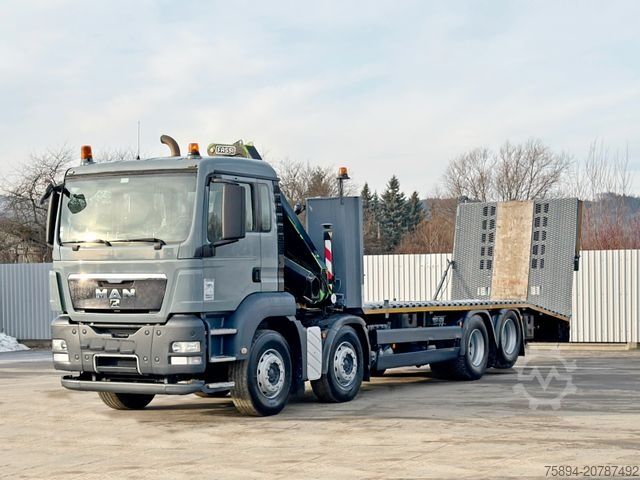 Takelwagen MAN TGS 35.360 * FASSI F150 A.22 + FUNK* TOPZUSTAND