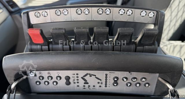 Trijų pusių savivartis sunkvežimis MAN 18.320 TGM, HIAB 118, Funk, Greifer, sofort