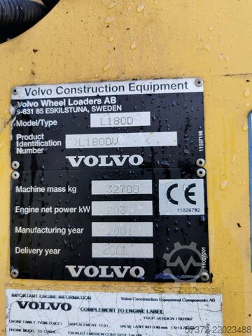 Krautuvas Volvo L180D
