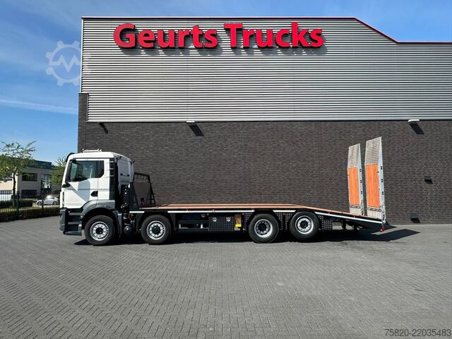 Car carrier van MAN TGS 35.520 8X2 OPRIJWAGEN/MACHINE TRANSPORTER/P...