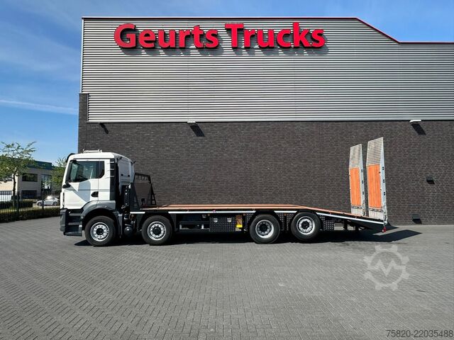 Car carrier van MAN TGS 35.520 8X2 OPRIJWAGEN/MACHINE TRANSPORTER/P...