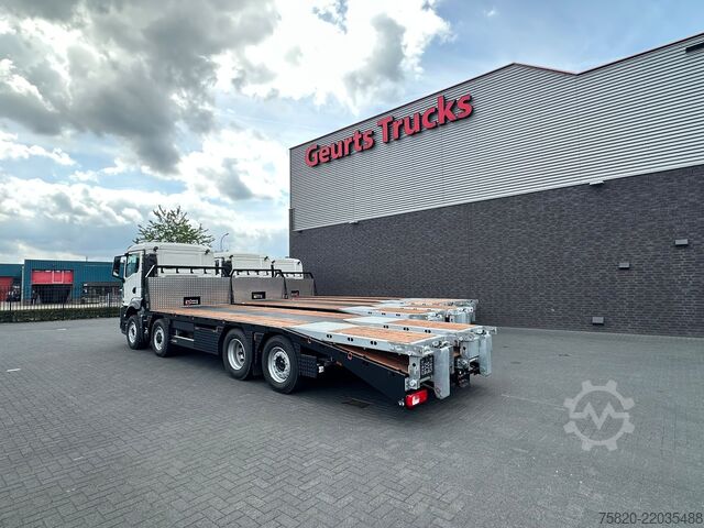 Car carrier van MAN TGS 35.520 8X2 OPRIJWAGEN/MACHINE TRANSPORTER/P...