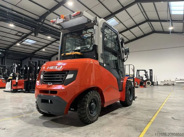 Diesel-Frontstapler Heli CPCD50- G3-5t - 4,7m Hub Triplex - Kabine Garantie