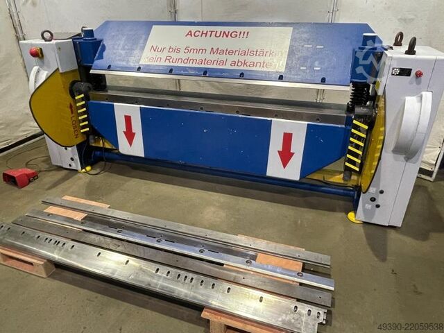 Swivel bending machine, folding bench, sheet metal bending machine, bending bench HM KSM-5 / 2500