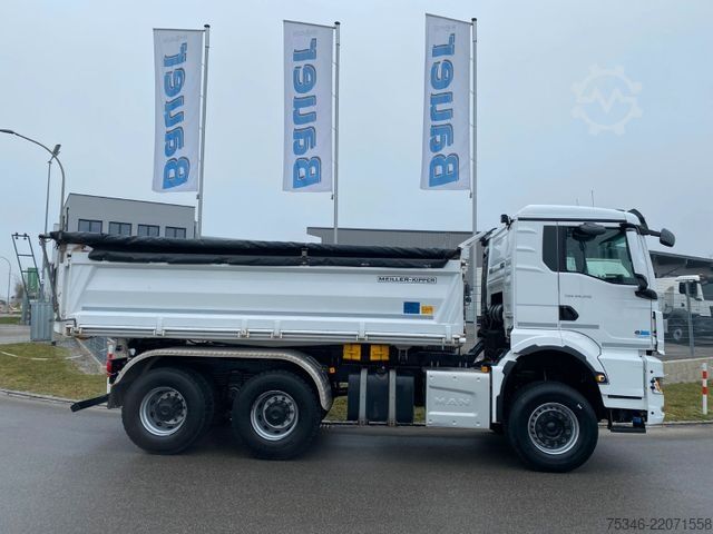 Truk jungkit MAN TGS/26.510/6x4 BL/Bordmatik/Retarder/90to/82 tkm