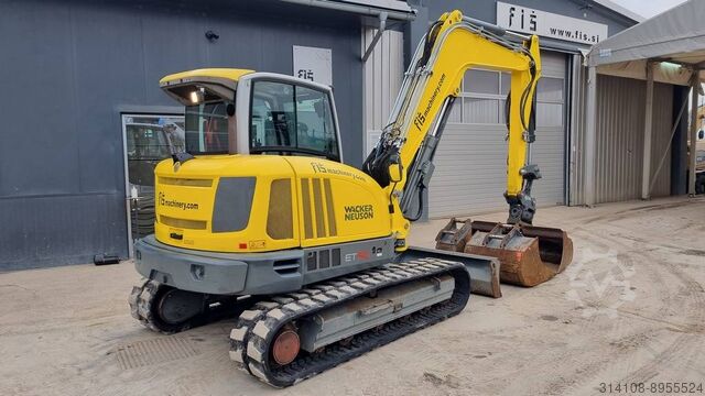 Koparka midi Wacker Neuson ET90 - POWERTILT - 3X BUCKETS - 2018 YEAR - CAMERA