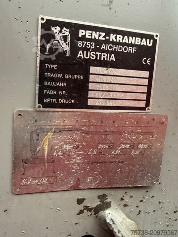 Trostani kiperski kamion MAN TGS 41.480 8x4 Kipper+Kran Penz/Intarder