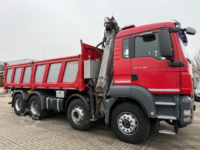 Kiper kamion MAN TGS 41.480 8x4 Kipper+Kran Penz/Intarder