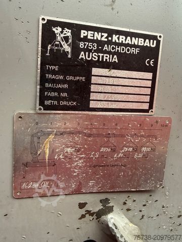 Kiper kamion MAN TGS 41.480 8x4 Kipper+Kran Penz/Intarder