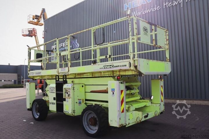 Scissor lift MEC 3392RT-T Diesel, 4x4 Drive, 12m Working Height, 12