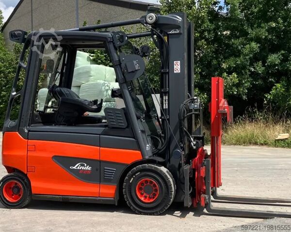 Electric - 4 wheels Linde E25 Triplex 5 Ventile Batterie 5/25  775 Stunden