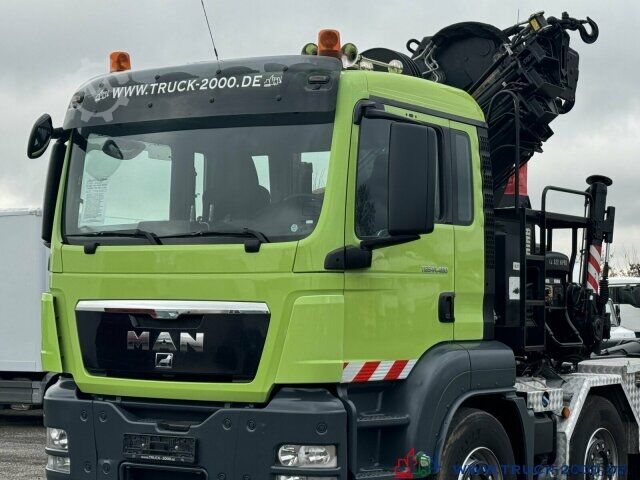 Kroghejselastbil MAN 41.480 10x4 Kran Hiab XS322-19m Höhe-10T/2.9m