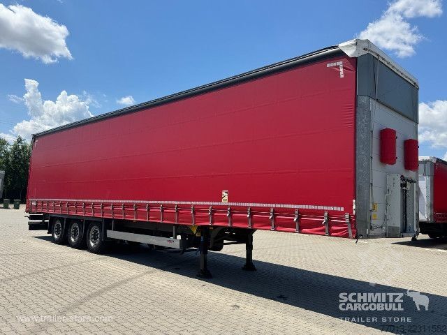 Atvērta puspiekabe ar tentu Schmitz Cargobull Curtainsider Mega