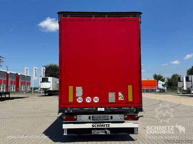 Atvērta puspiekabe ar tentu Schmitz Cargobull Curtainsider Mega