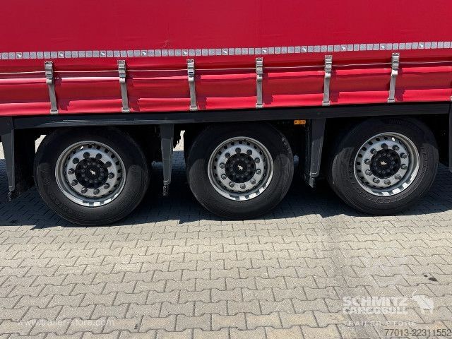 Atvērta puspiekabe ar tentu Schmitz Cargobull Curtainsider Mega