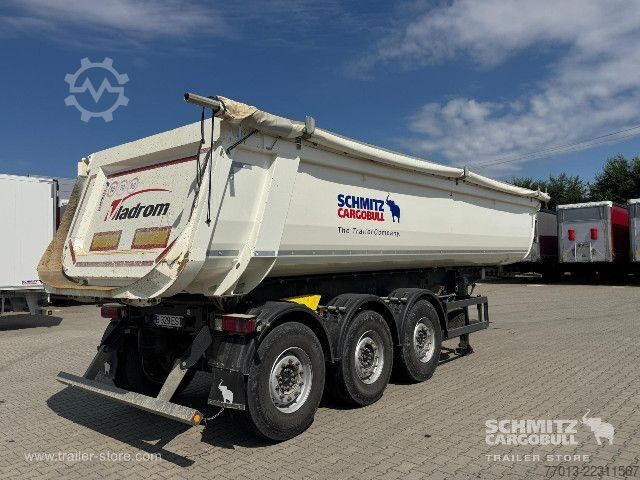 Pašizgāzēja puspiekabe Schmitz Cargobull Tipper Steel half pipe body 28m³