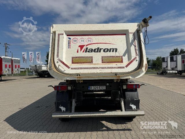 Pašizgāzēja puspiekabe Schmitz Cargobull Tipper Steel half pipe body 28m³