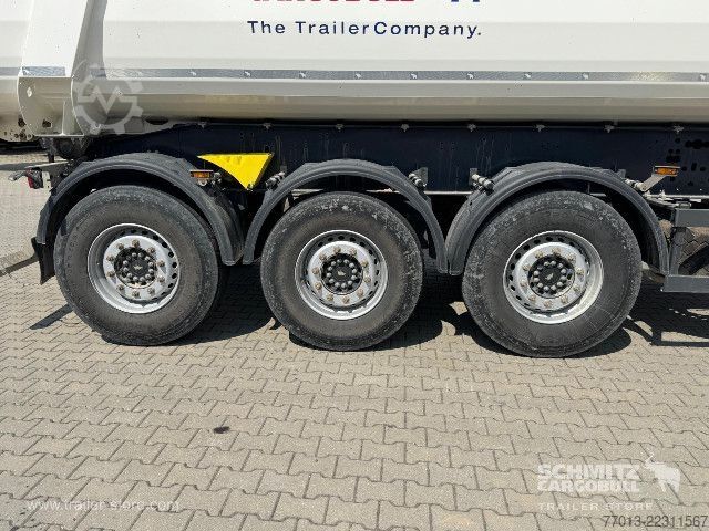Pašizgāzēja puspiekabe Schmitz Cargobull Tipper Steel half pipe body 28m³