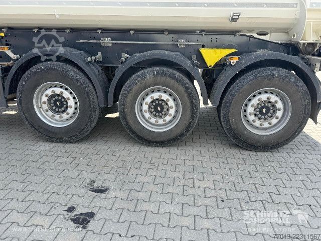 Pašizgāzēja puspiekabe Schmitz Cargobull Tipper Steel half pipe body 28m³