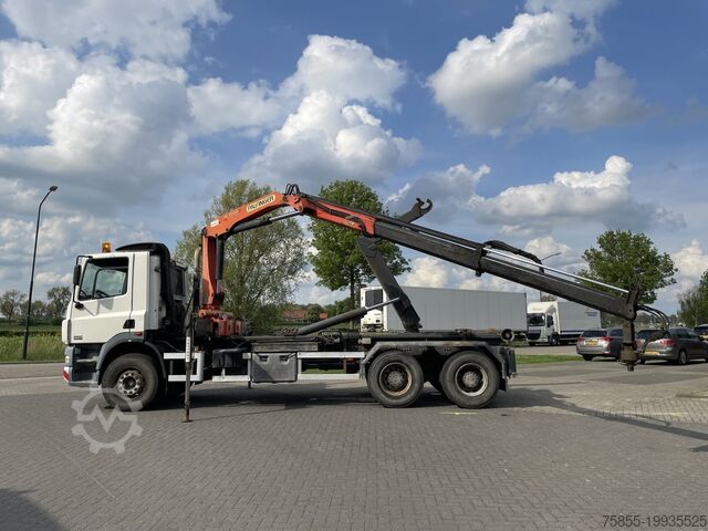 Sistema de brazo de gancho DAF CF85.340  6x4  / Full Steel / Manual / Palfinge...