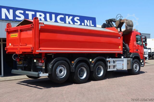 Autogru Volvo FMX 420 Kipper+Kraan H.M.F. 1943Z2 Rotor+Grijper