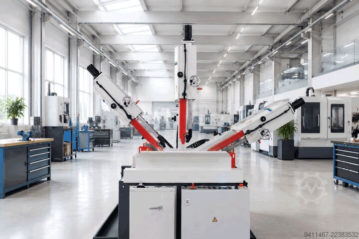 Vertikali įstrižainės juostinė pjūklas Sägemaschinenfabrik Bauer GmbH VG 450 L