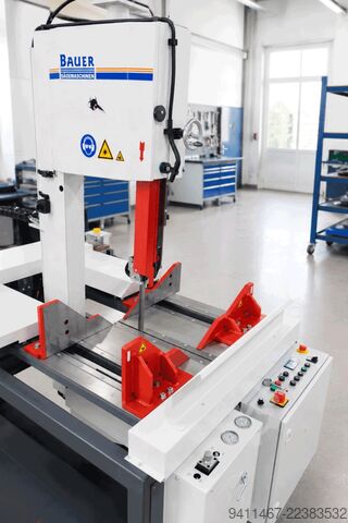 Vertikali įstrižainės juostinė pjūklas Sägemaschinenfabrik Bauer GmbH VG 450 L