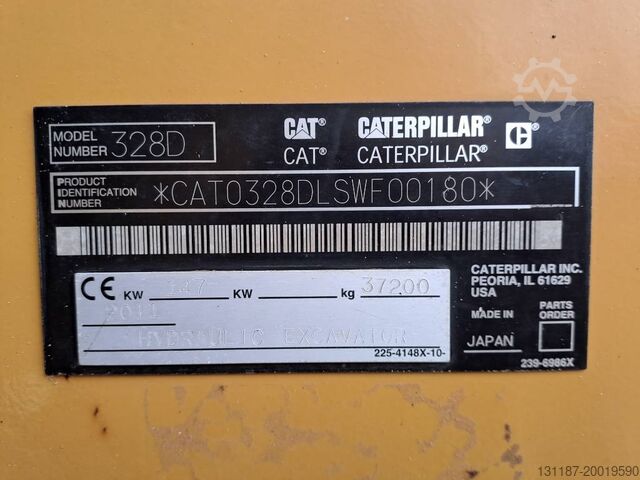 Crawler excavator Caterpillar 328 D LCR
