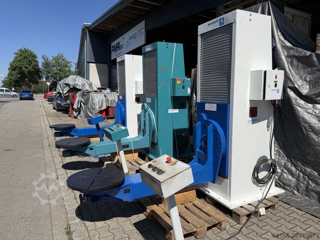 Kaynak döner tablası, Döner tabla, Pozisyoner Severt 2 Axis S10.1-HH  1000 Kg