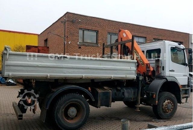 Kipper LKW MERCEDES-BENZ Atego 1828 / 4X4 ALLRAD / Meiller /18 Kran FUN K