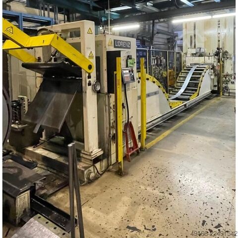 Decoiler straightening machine LORENZ HH 7500.1-BRM50/820.7BA-BÜU-5